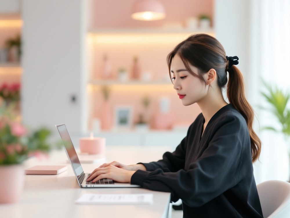 뷰티샵 홈페이지 제작 korean beauty salon reception