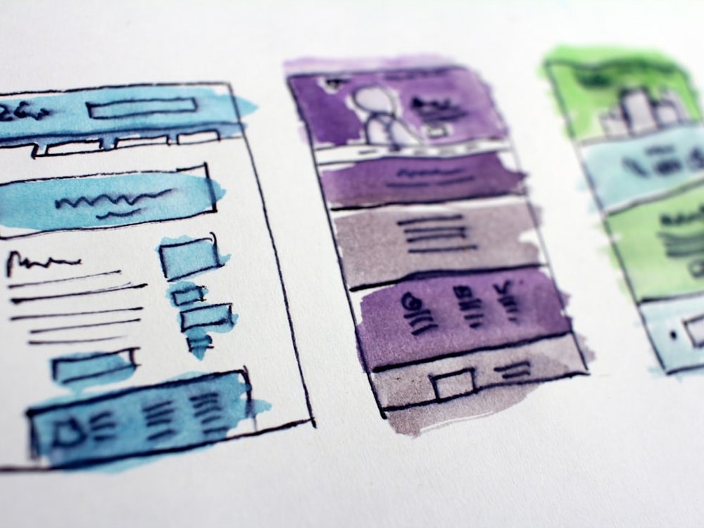 korean web design comparison screen