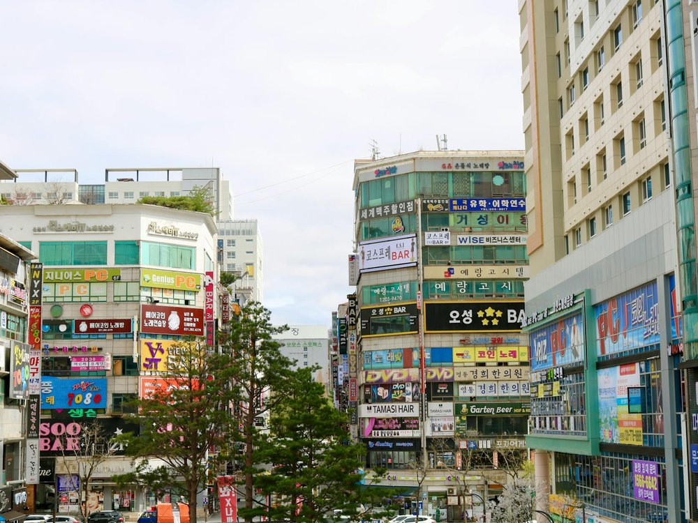google maps korean business